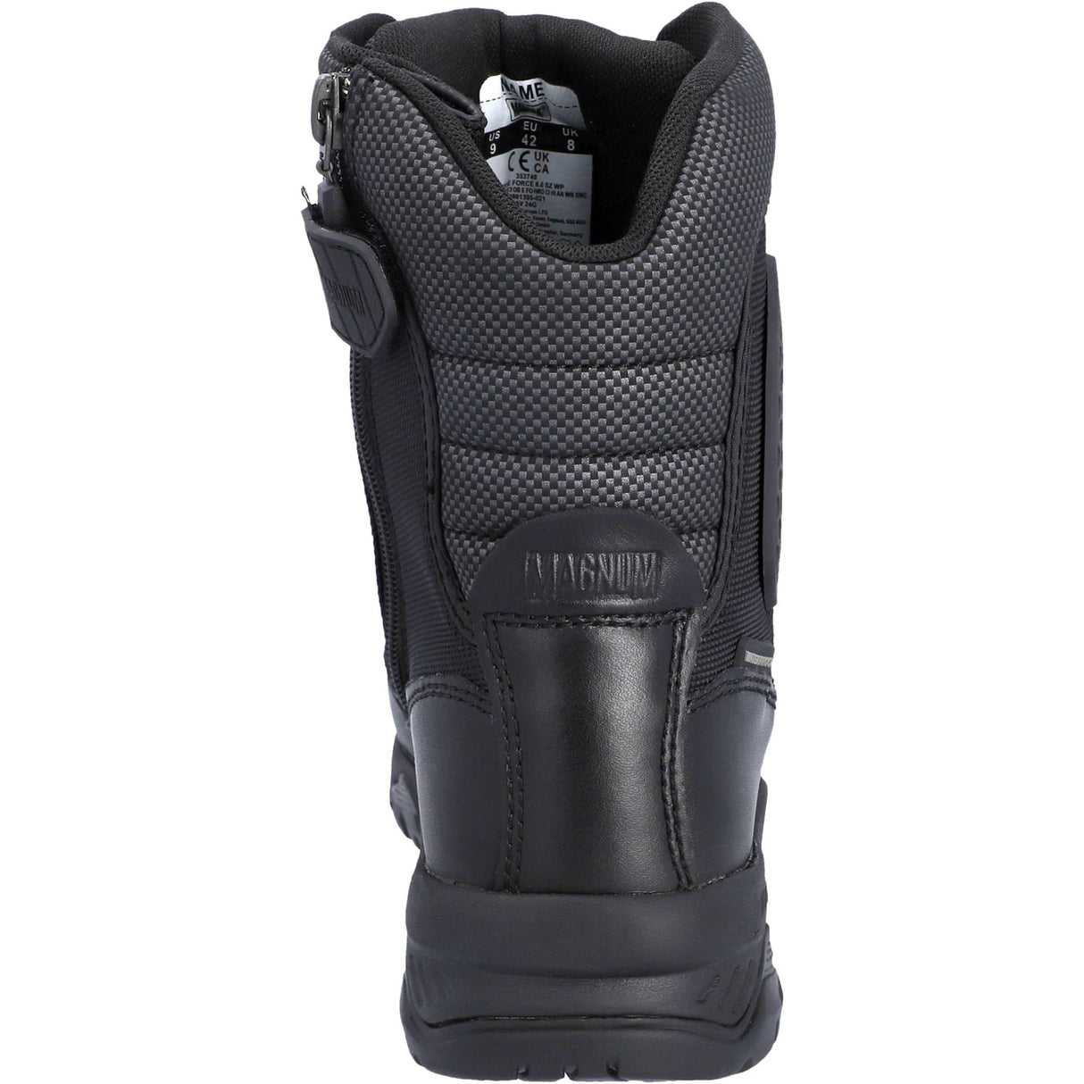 Magnum Mens Strike Force 8.0 Side-Zip WP Uniform Boot Black