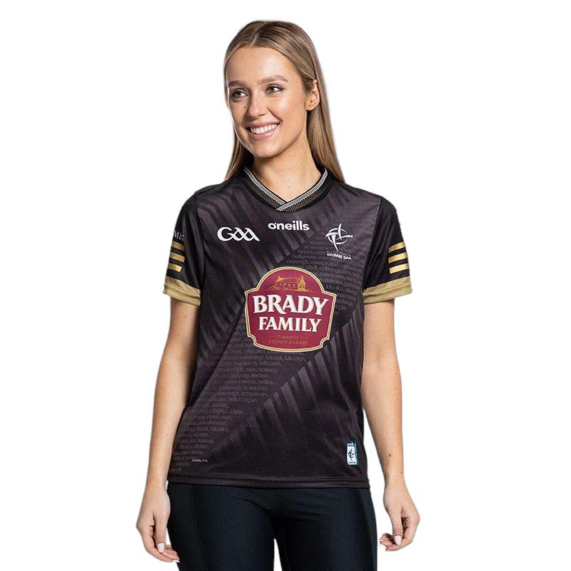 O'Neills Kildare 24 Alt Wmns Fit Jsy Blk