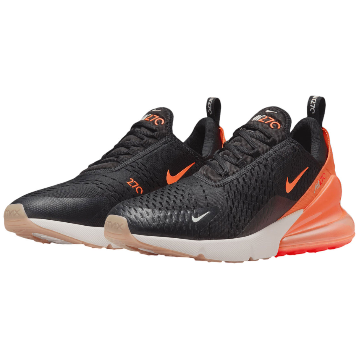 Nike Mens Air Max 270 Black Orange