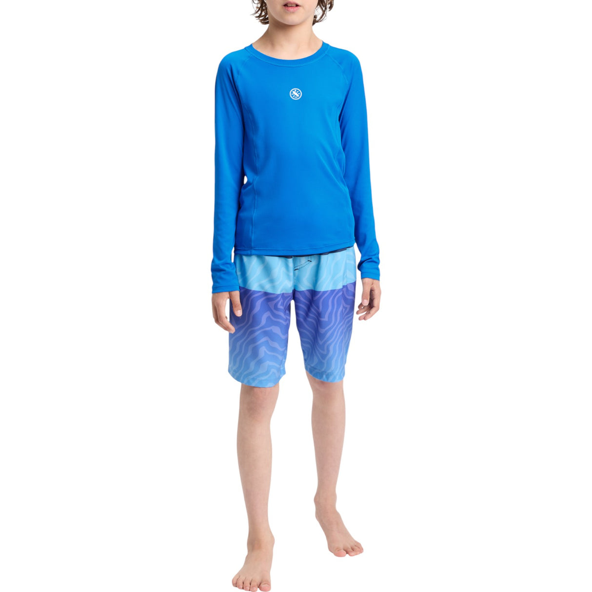 Firefly Sidney II Kids Long Sleeved Rashguard Swim Top