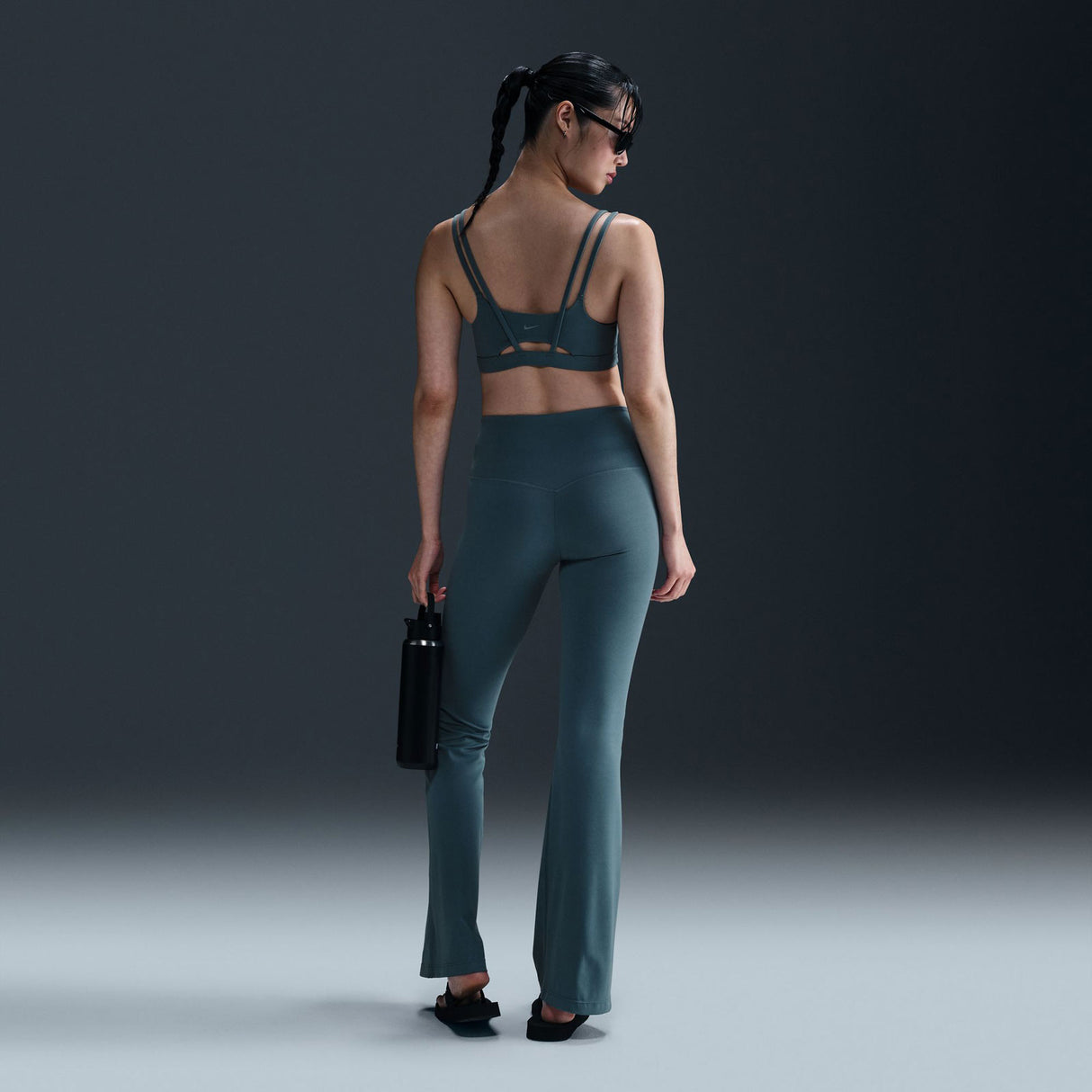 Nike Zenvy Womens High-Waisted Flared Leggings