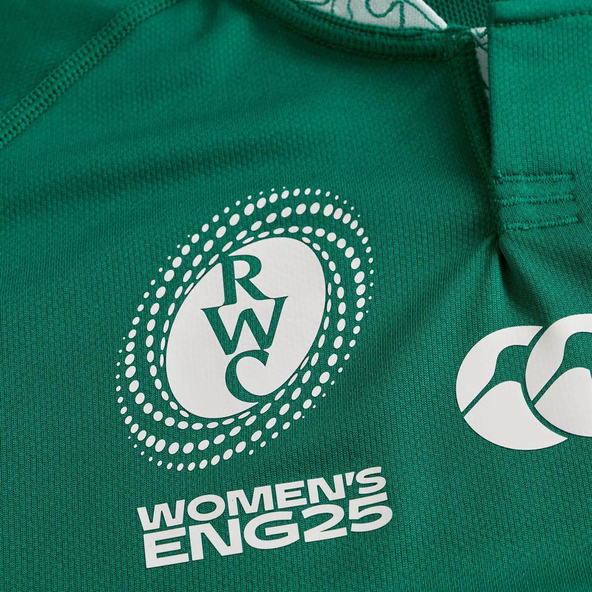 Canterbury IRFU Ireland Rugby WRWC 2025/26 Kids Home Pro Jersey