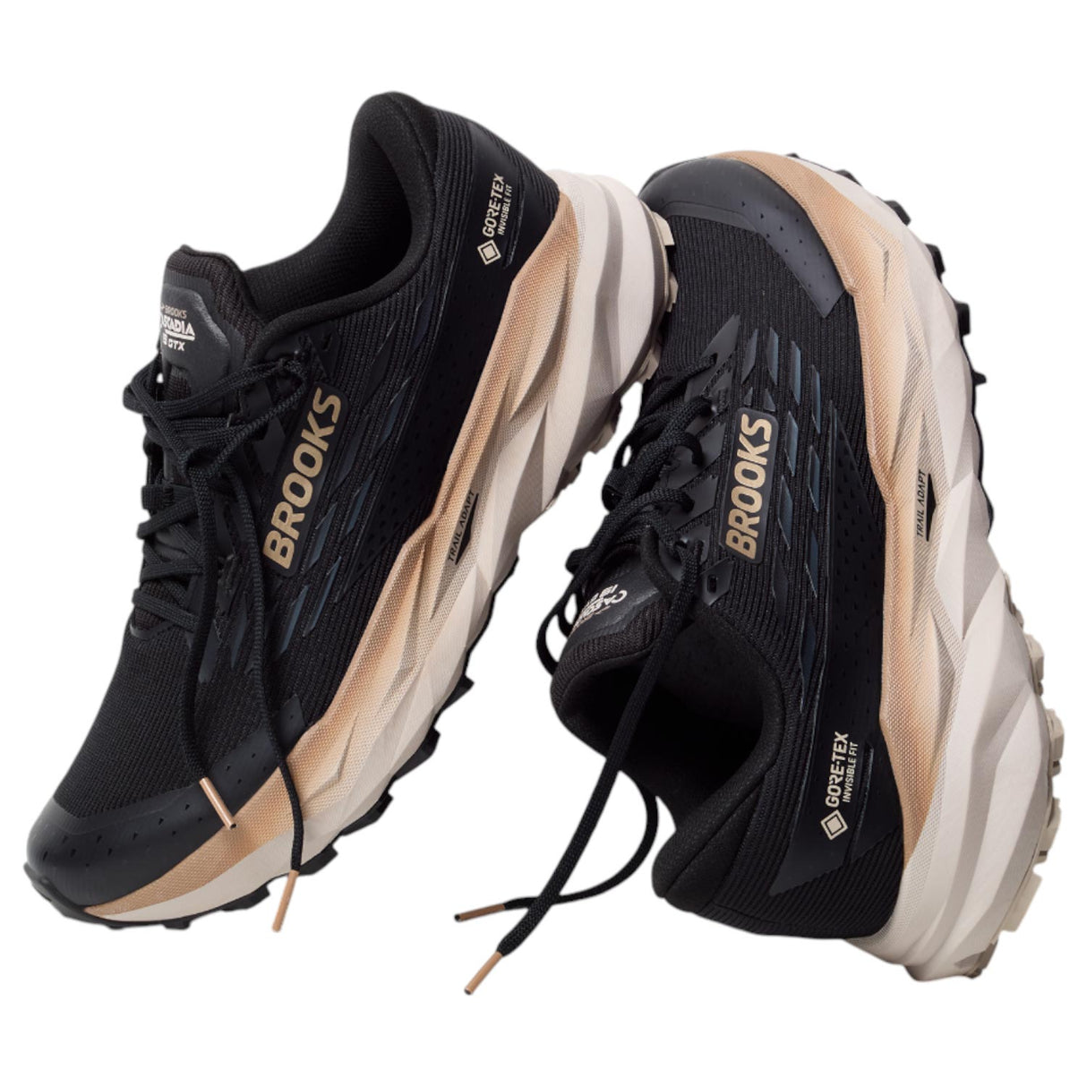 Brooks Mens Cascadia 19 GTX Black