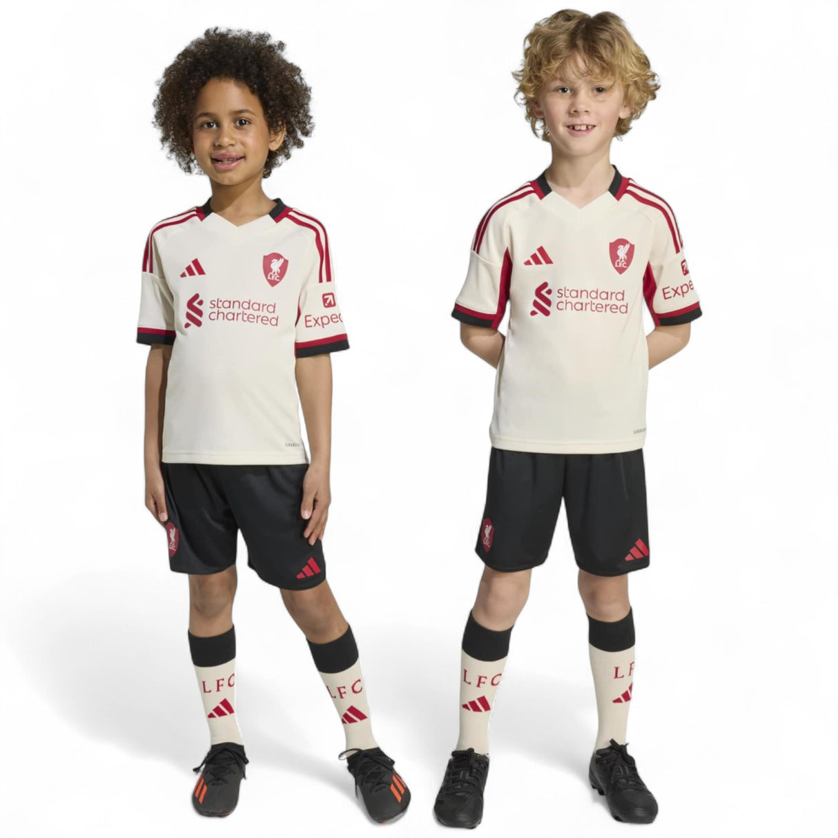 adidas Liverpool FC 2025/26 Away Kids Mini Kit