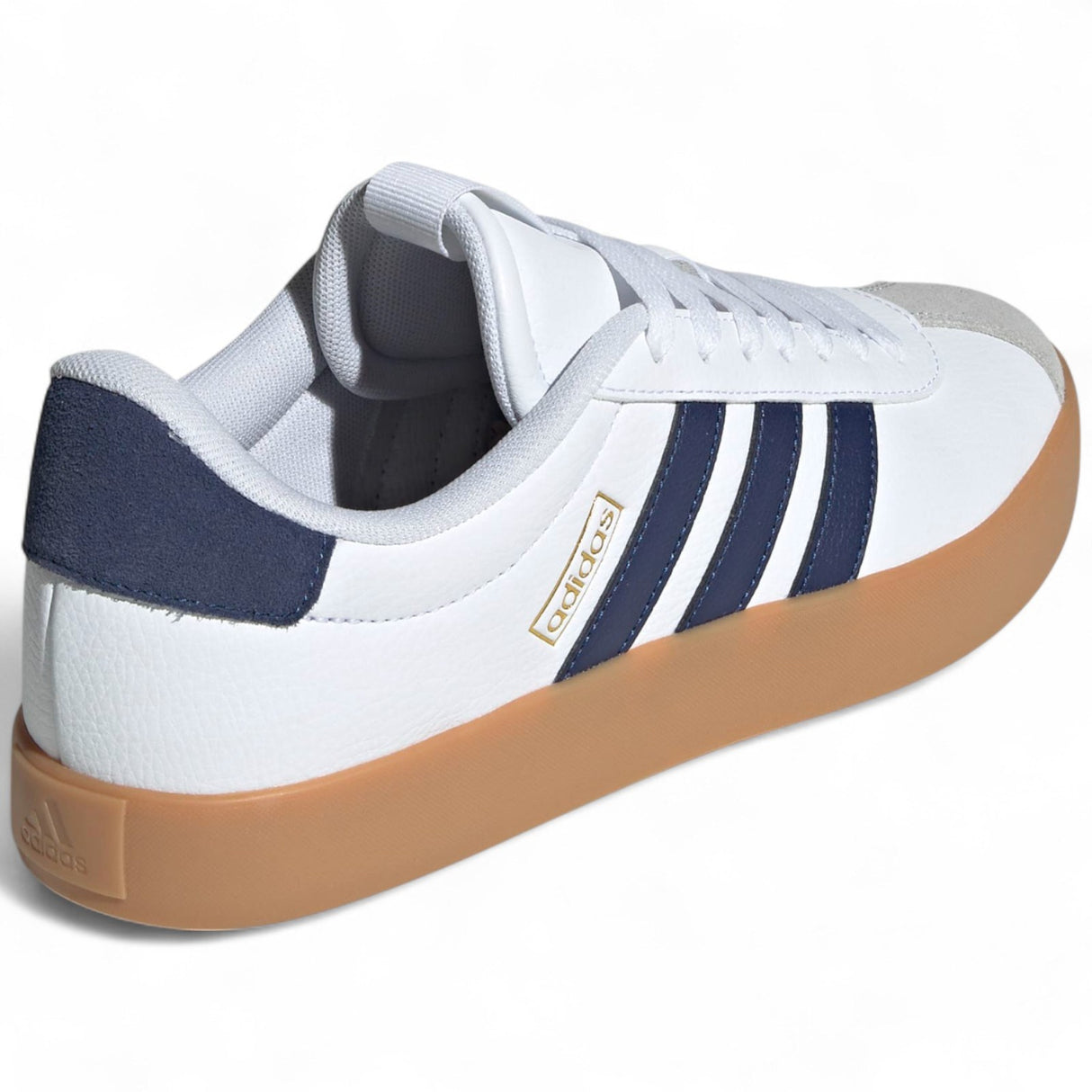 adidas VL Court 3.0 Mens Regular-Fit Trainers Outer Full View Back Facing