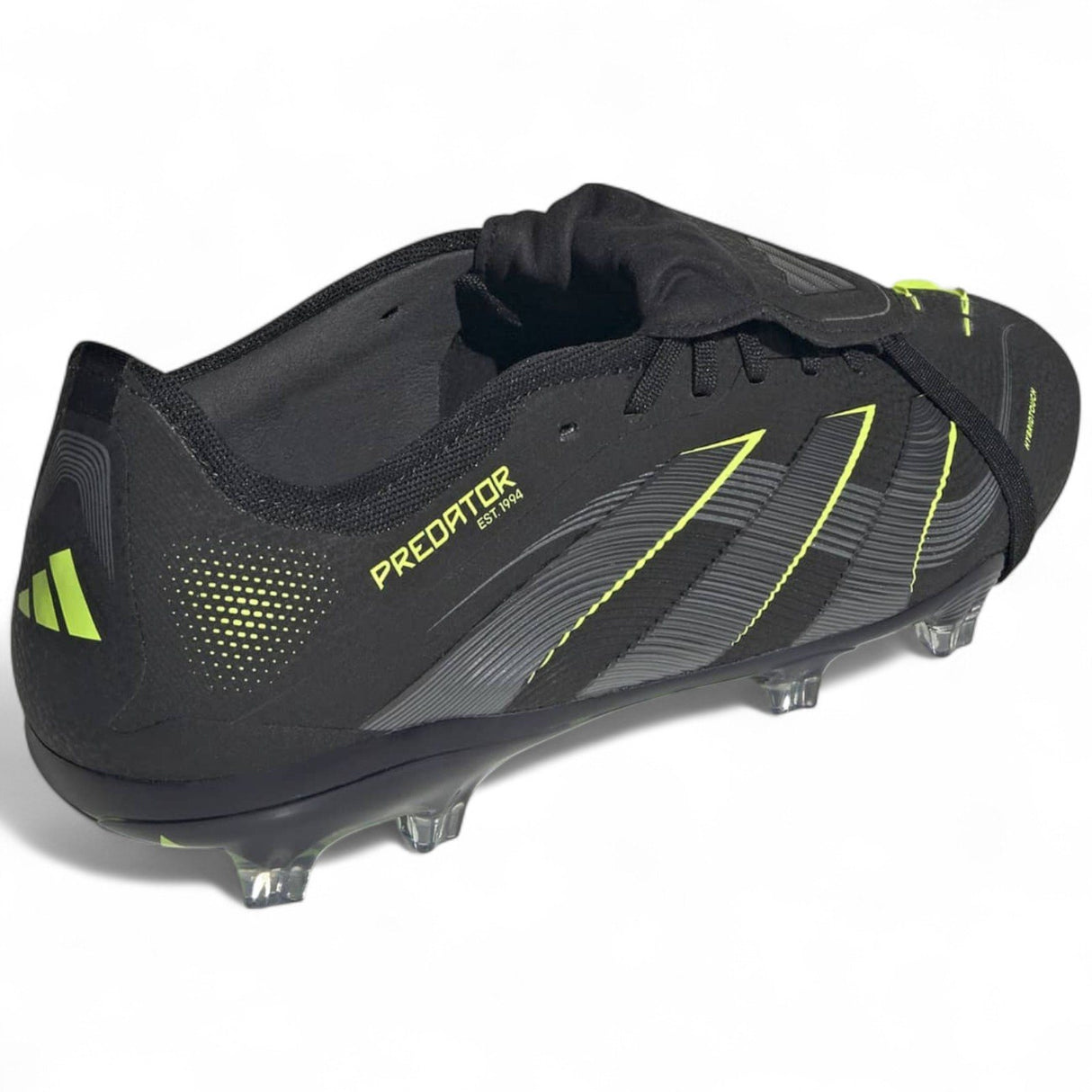 adidas Predator Pro Adults Fold-Over Tongue Firm Ground Football Boots Outer Full View Back Facing
