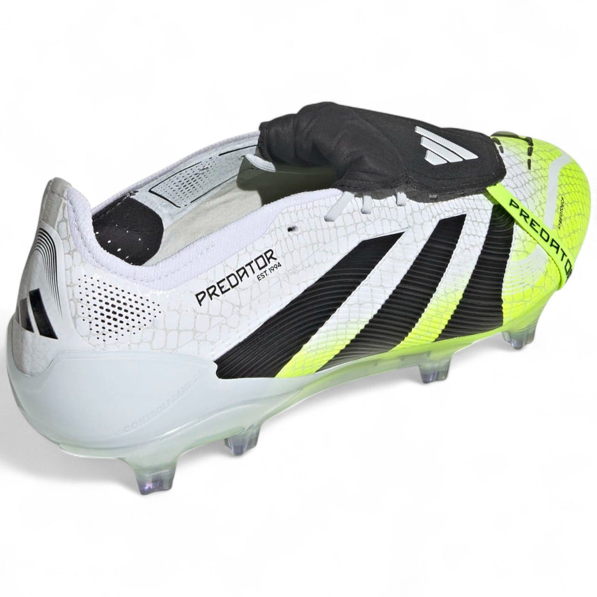 adidas Predator Elite Fold-Over Tongue Adults Firm Ground Football Boots Outer Full View Back Facing