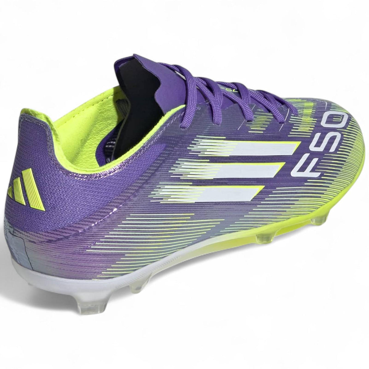 adidas F50 Elite Kids Lightweight Firm Ground Football Boots Outer Full View Back Facing