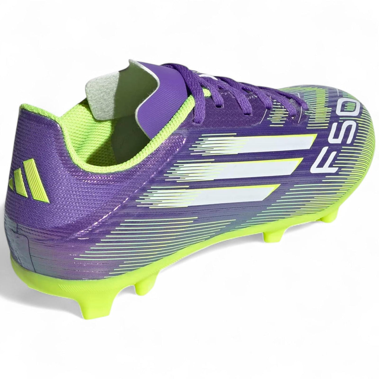 adidas F50 League Kids Firm/Multi Ground Football Boots Outer Full View Back Facing