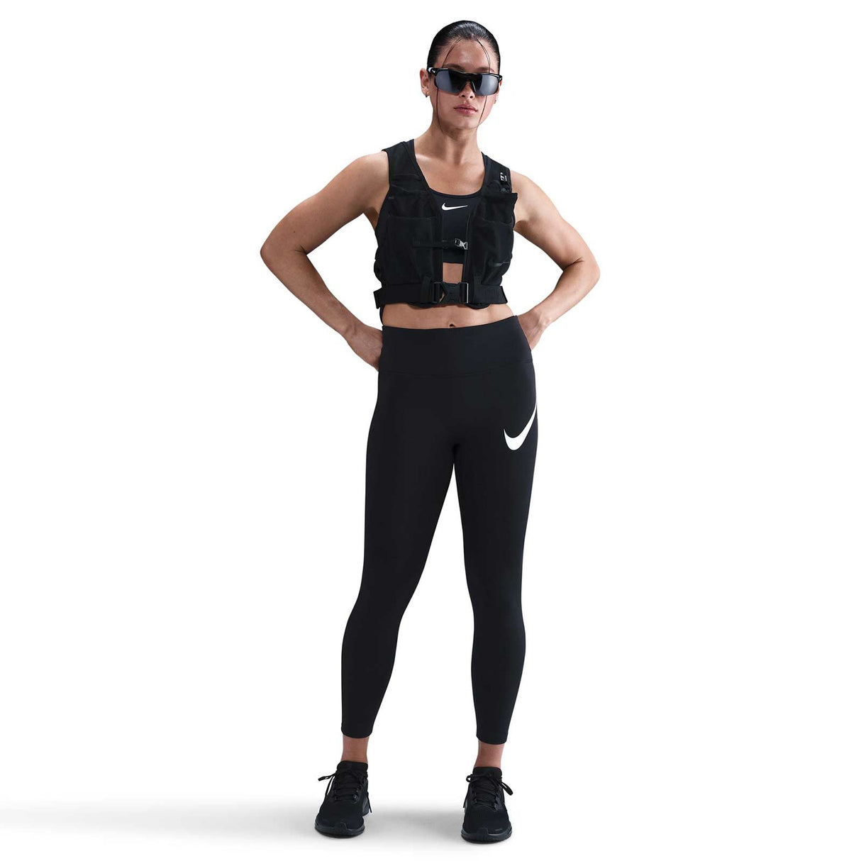 Nike Tempo Swoosh Run Womens High-Waisted 7/8 Running Leggings