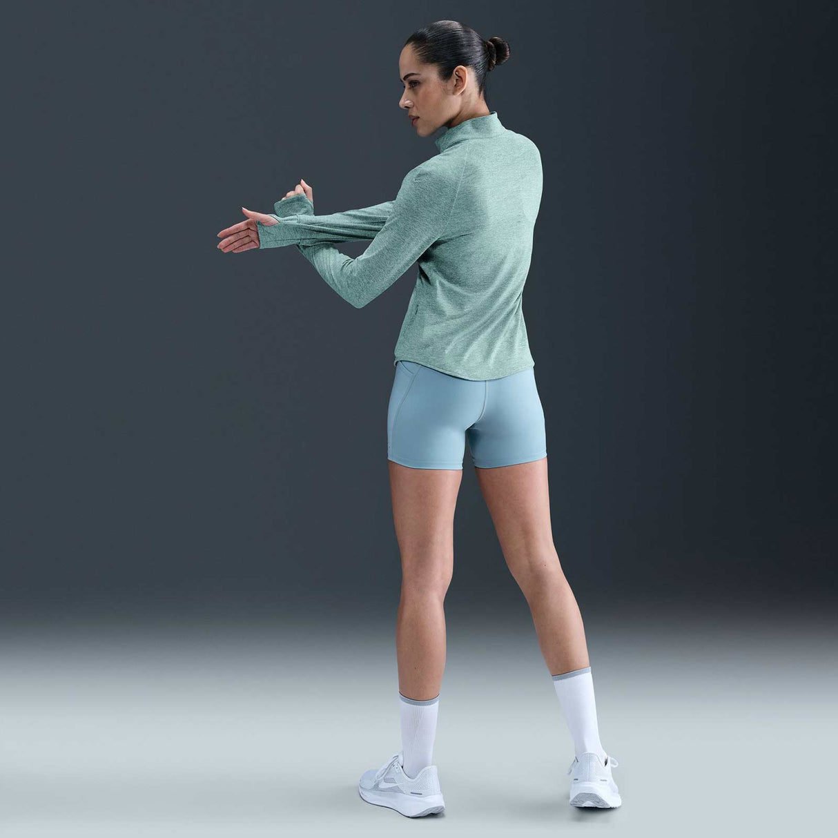 Nike Swift Womens Dri-FIT UV Half Zip Running Top