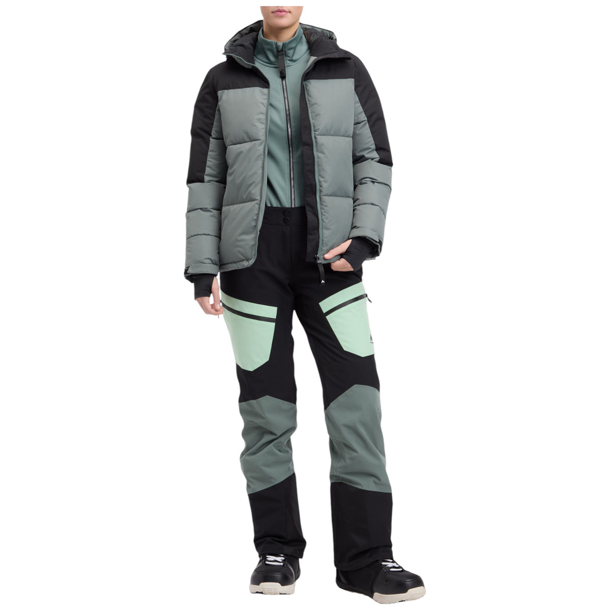 McKinley Edwina Womens Full Zip Padded Jacket - Close up 3