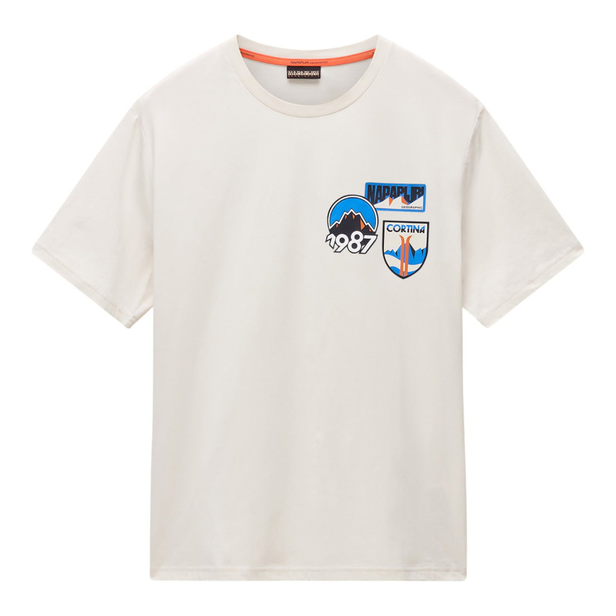 NAPAPIJRI S MONTEPIANA Mens SS Tee White