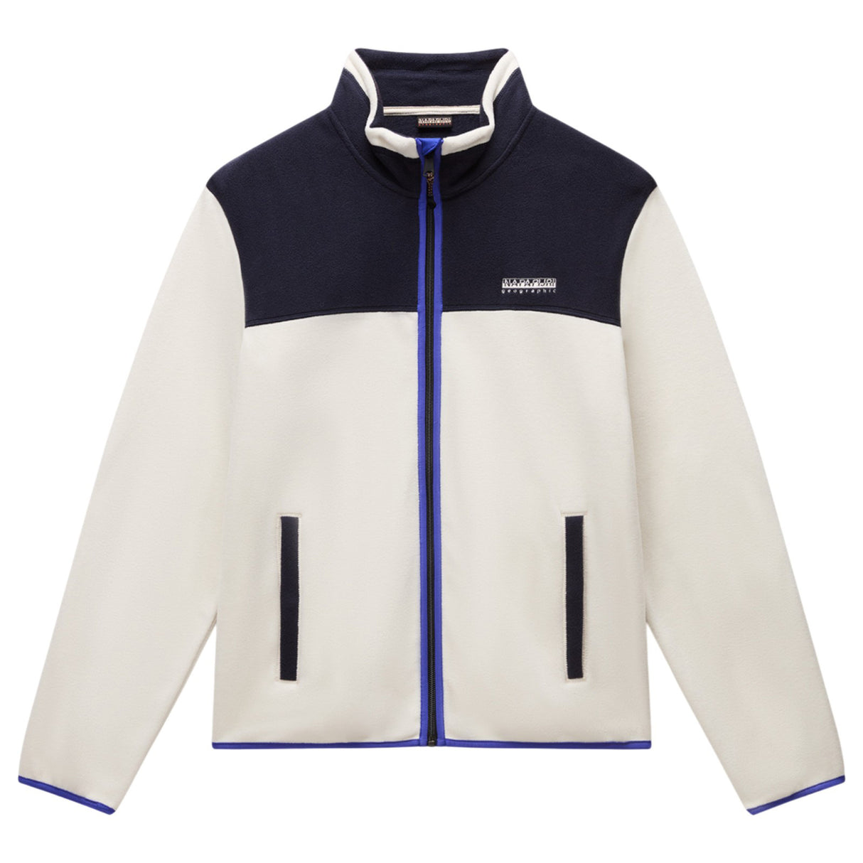 NAPAPIJRI T DERGANA Mens FZ Fleece White