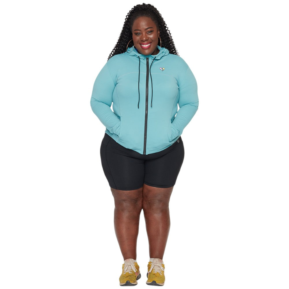 Peachylean Full-Zip Womens Workout Hoodie