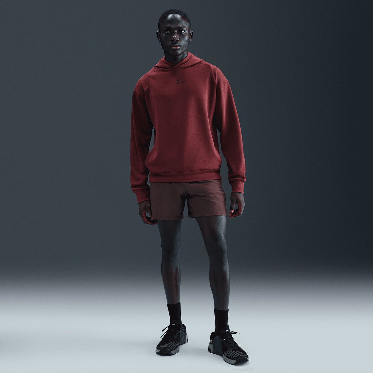 Nike Mens NP DF NPT MIDLAYER HOODIE Red