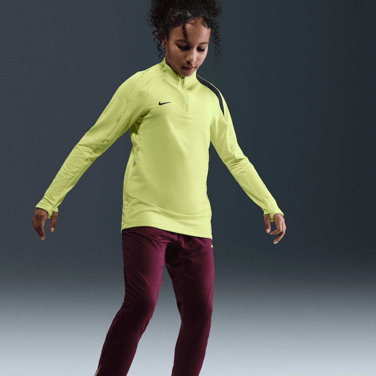 Nike Kids DF STRK24 DRILL HZ TOP Green
