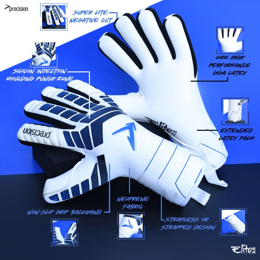 Precision Elite 3.0 Giga GK Gloves White