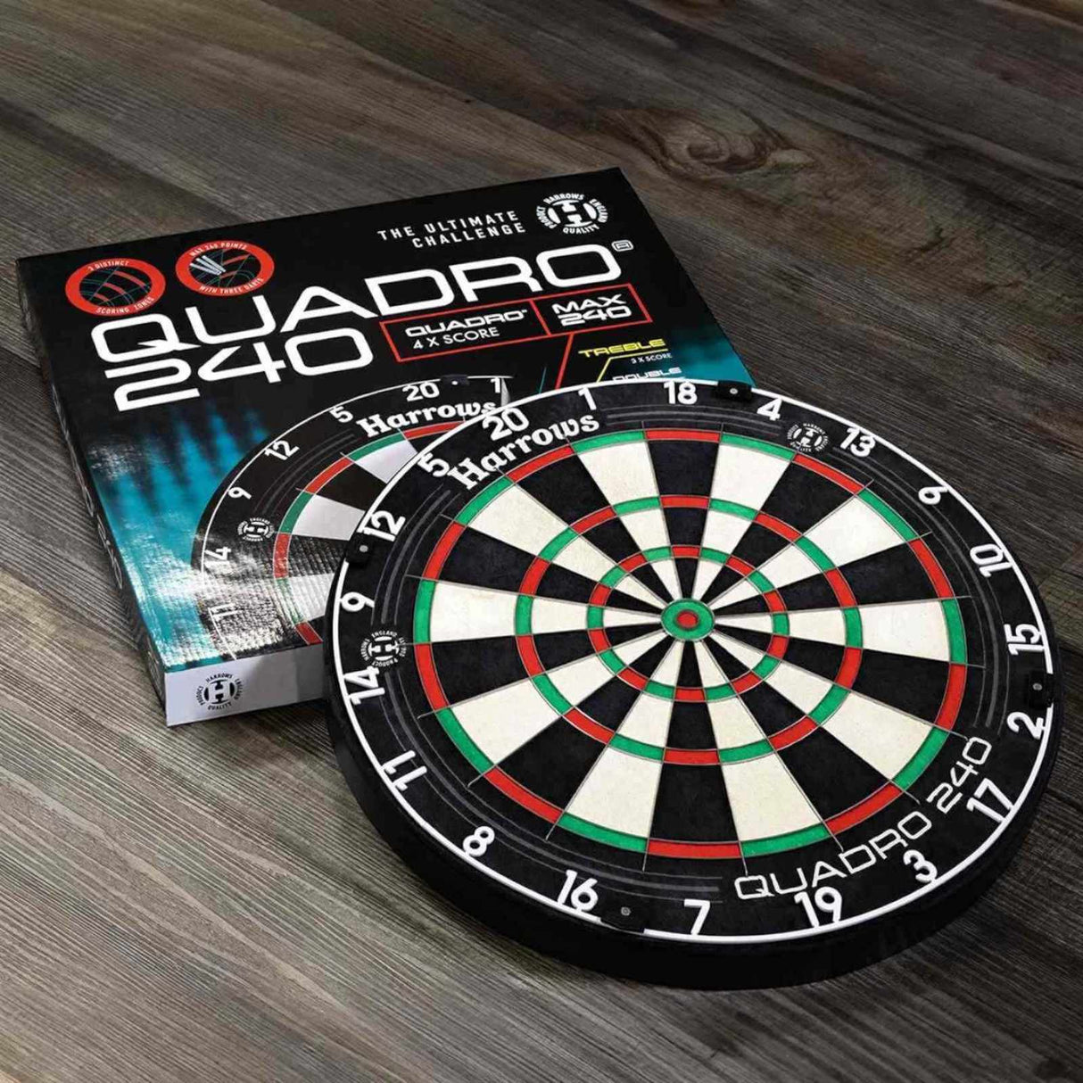 Harrows Quadro 240 Dartboard 0