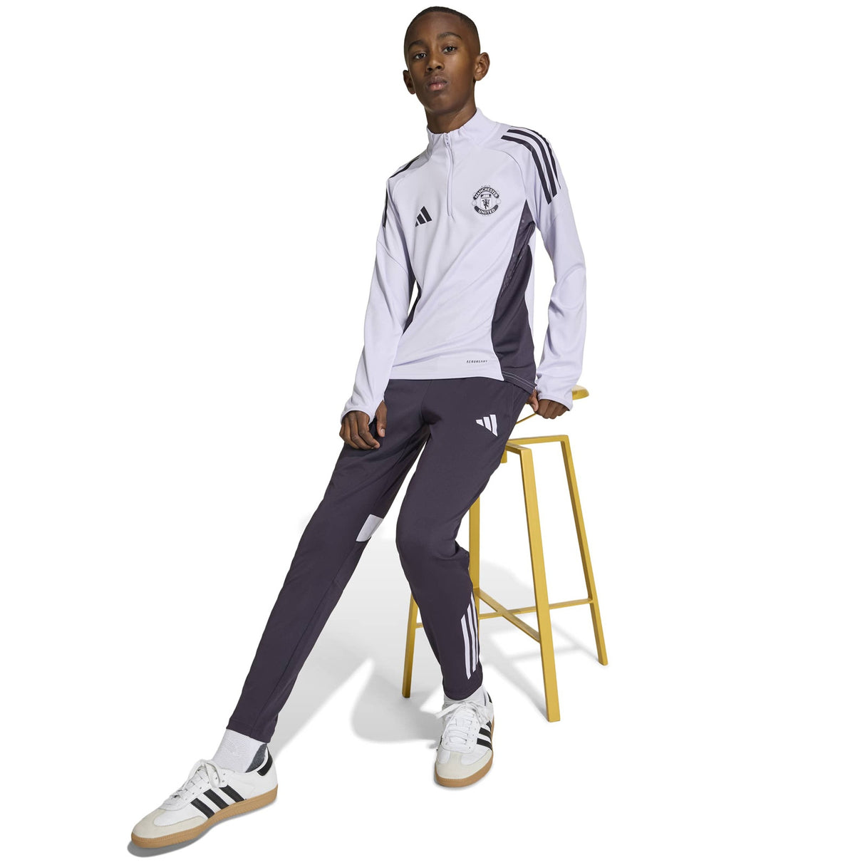 adidas Manchester Utd Football Tiro 2025/26 Kids Train Top
