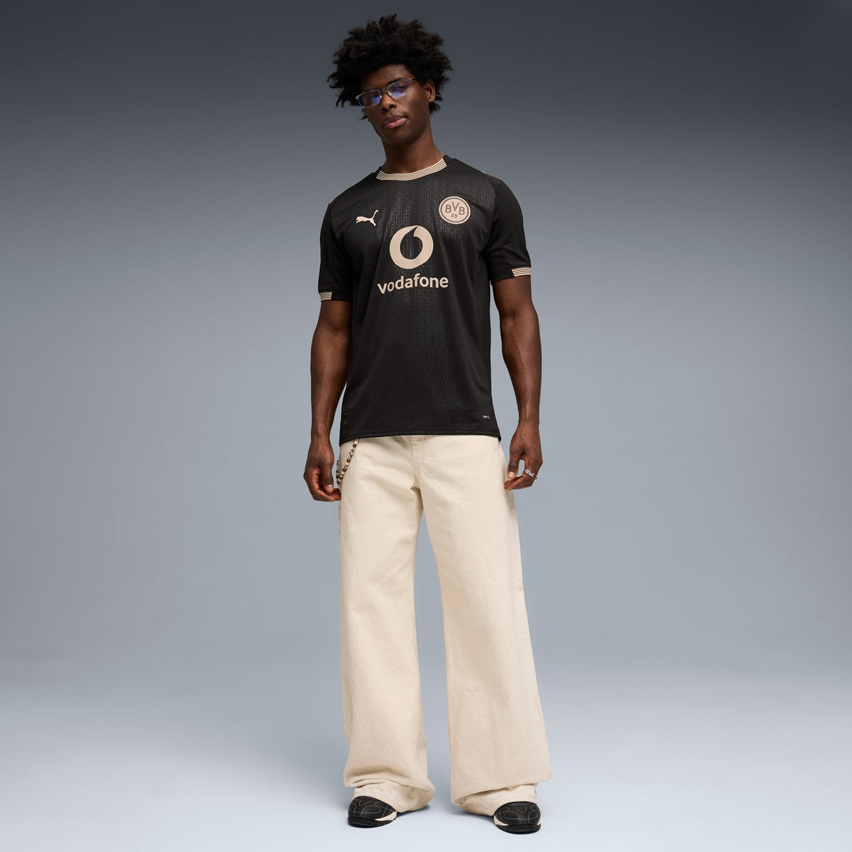 PUMA BVB 25 SPECIAL EDITION JERSEY BLACK