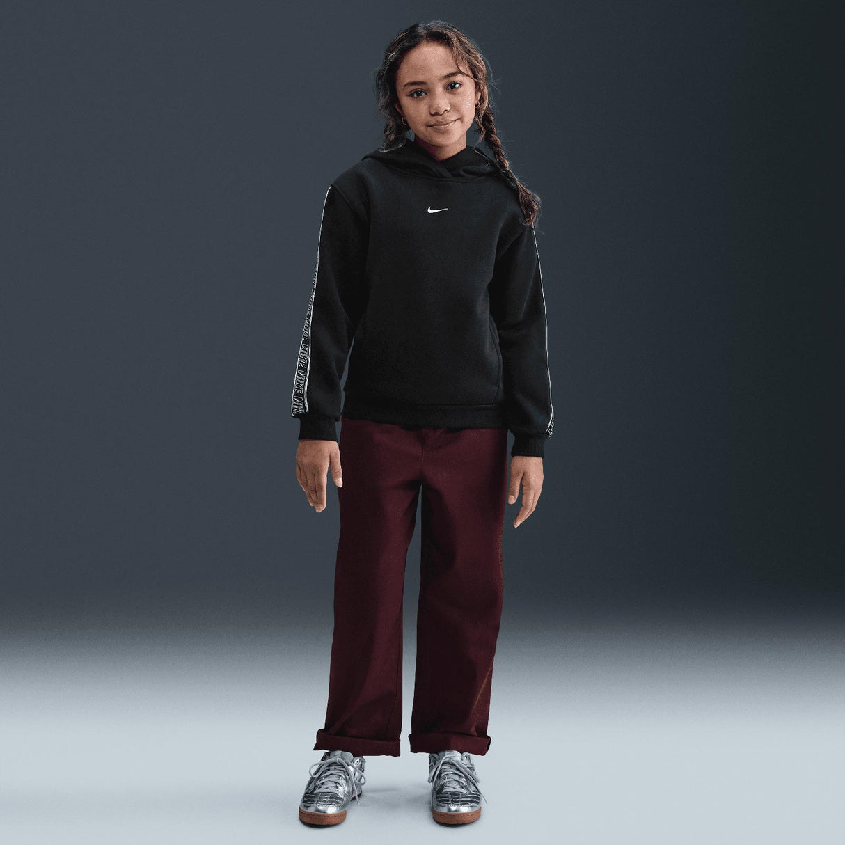 Nike Kids NSW CLUB+ FLC HDY Black
