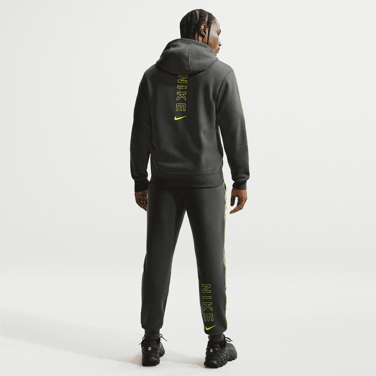 Nike M NSW CS HOODY FLC BB Grey