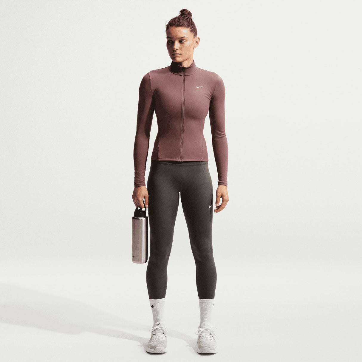Nike W NK DF ONE HR TIGHT USEAM Grey
