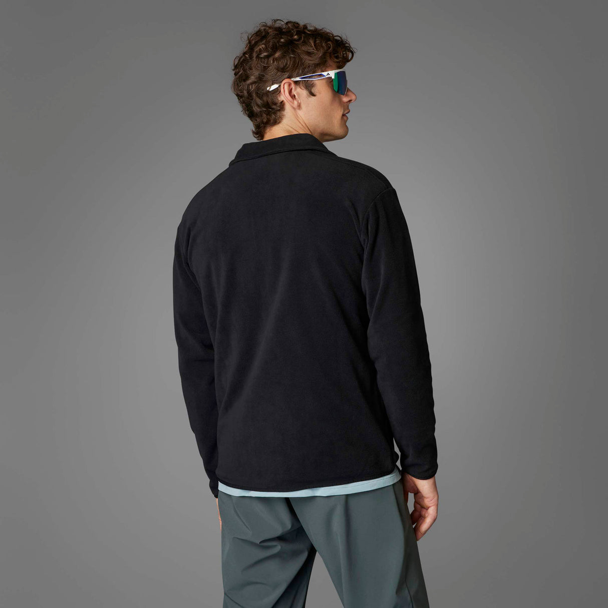 adidas Mens MT ESS FZ Fleece Black