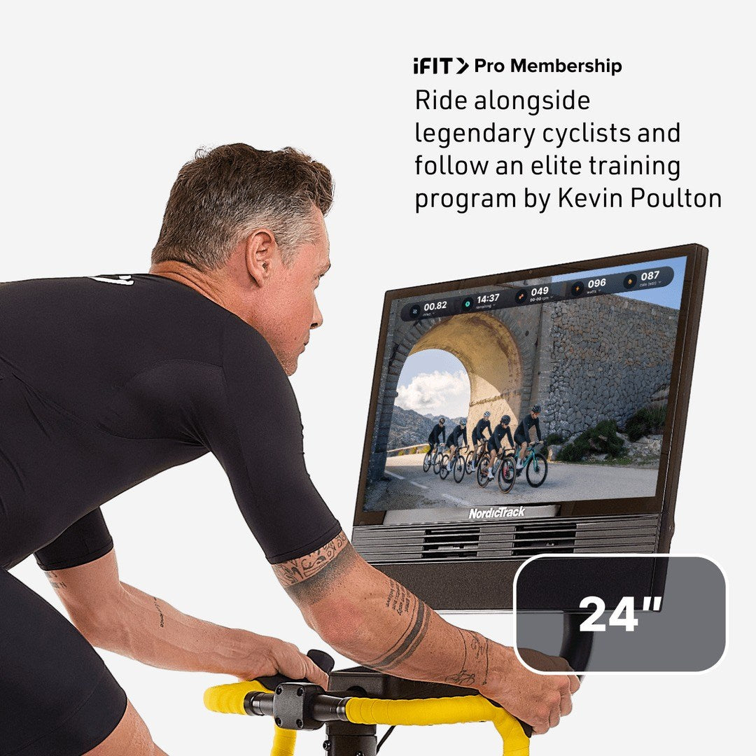 NordicTrack Tour de France Limited Edition Indoor Bike Side iFit Info Sheet