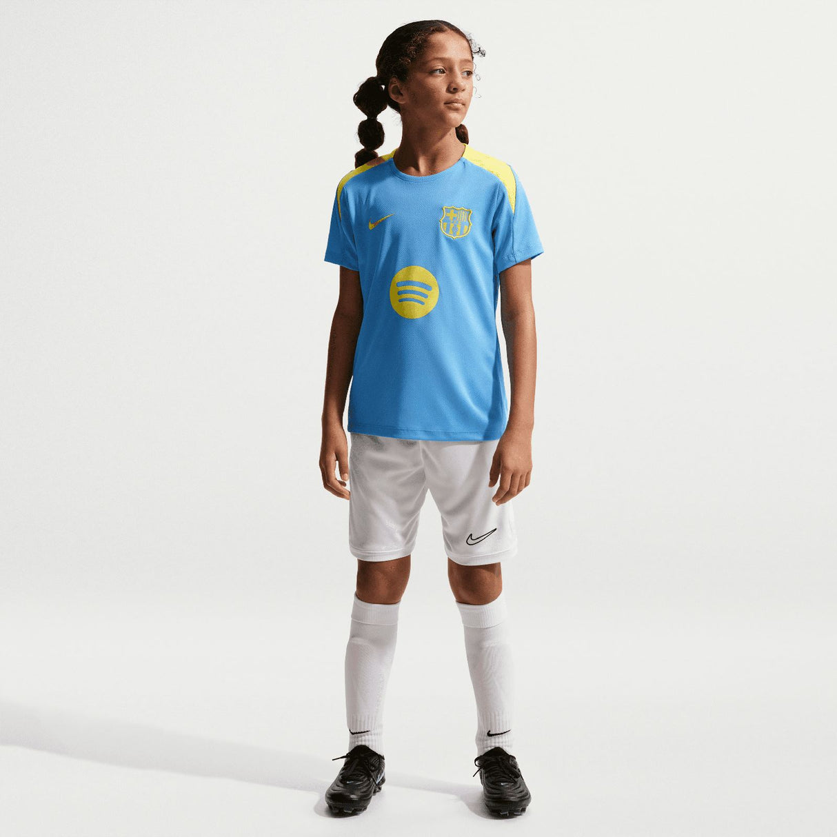Nike FCB 25 Kids Strike Tee Blue
