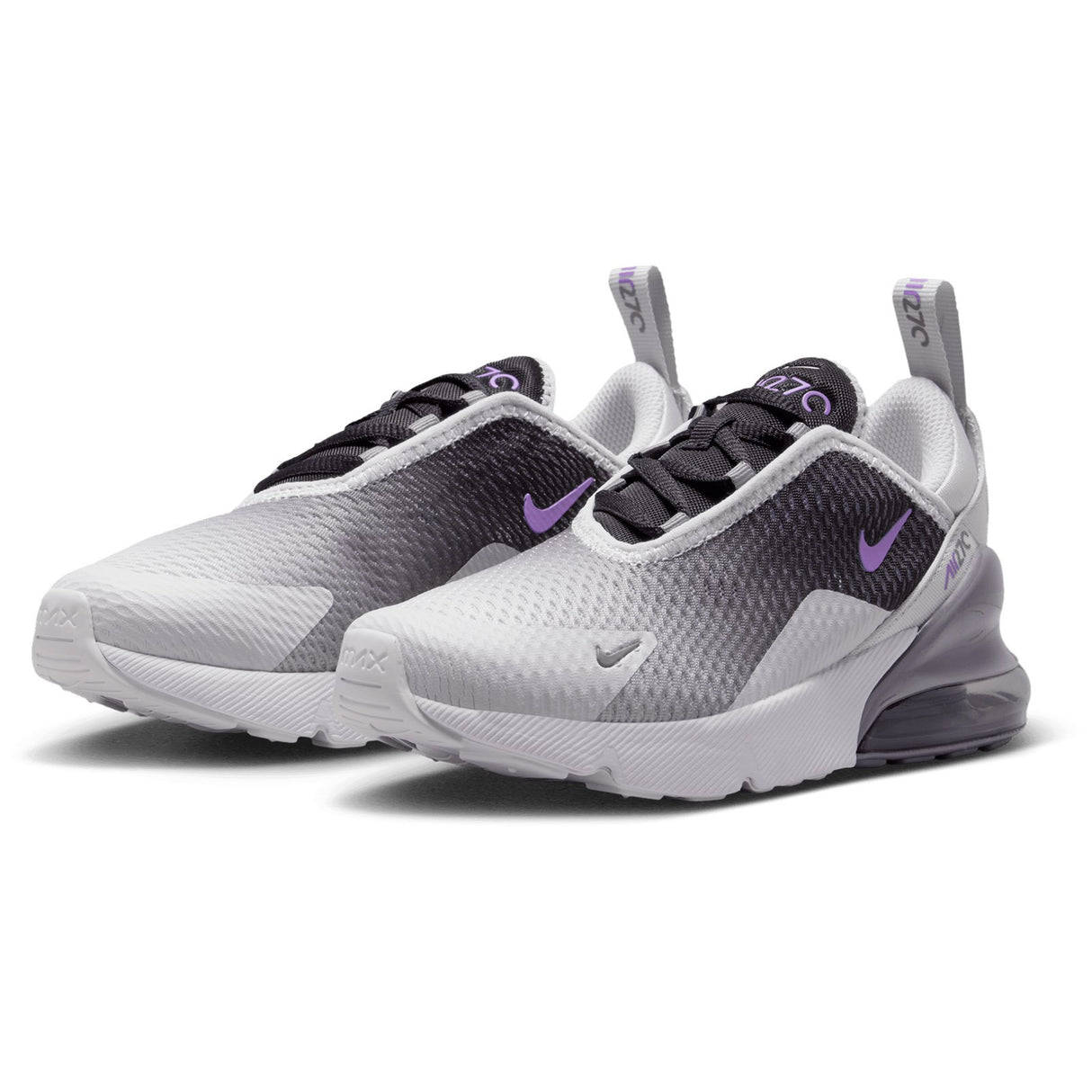NIKE Air Max 270 Jnr Girls GryPurGry