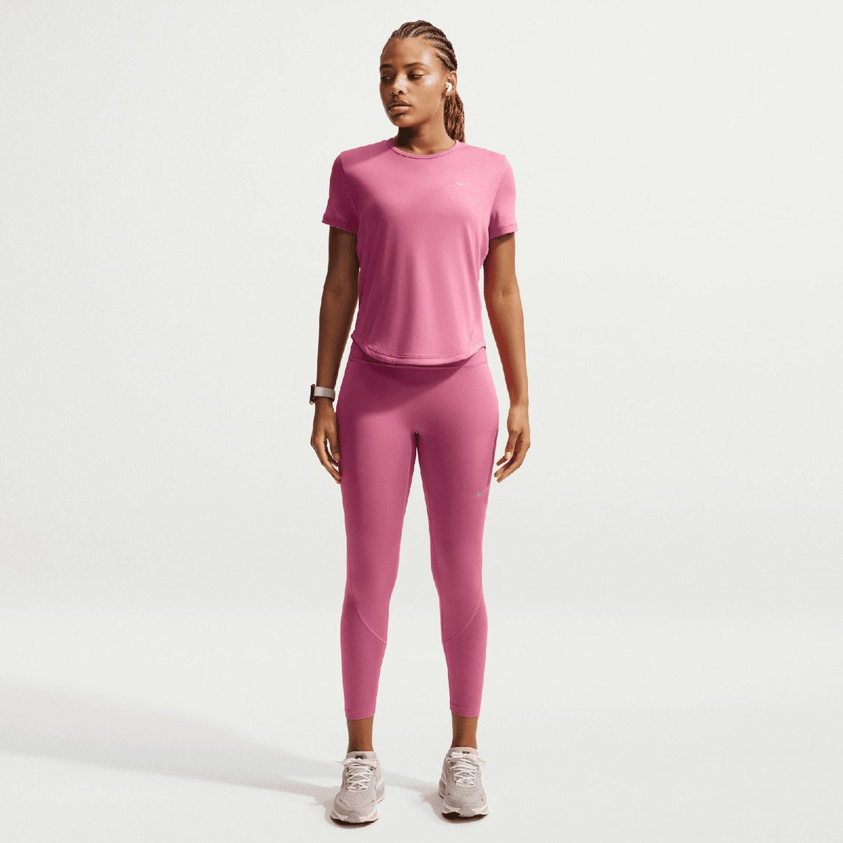 NIKE TEMPO DF SS TOP WMS Pink