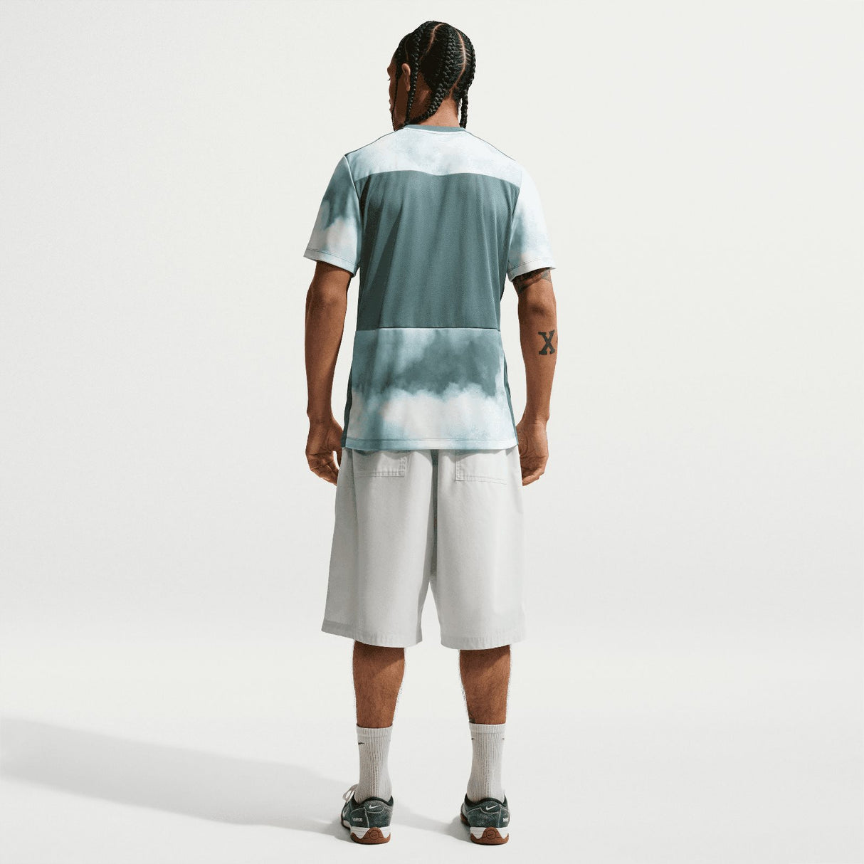 Nike Mens DF ACD+ SS TOP GX AOP Green