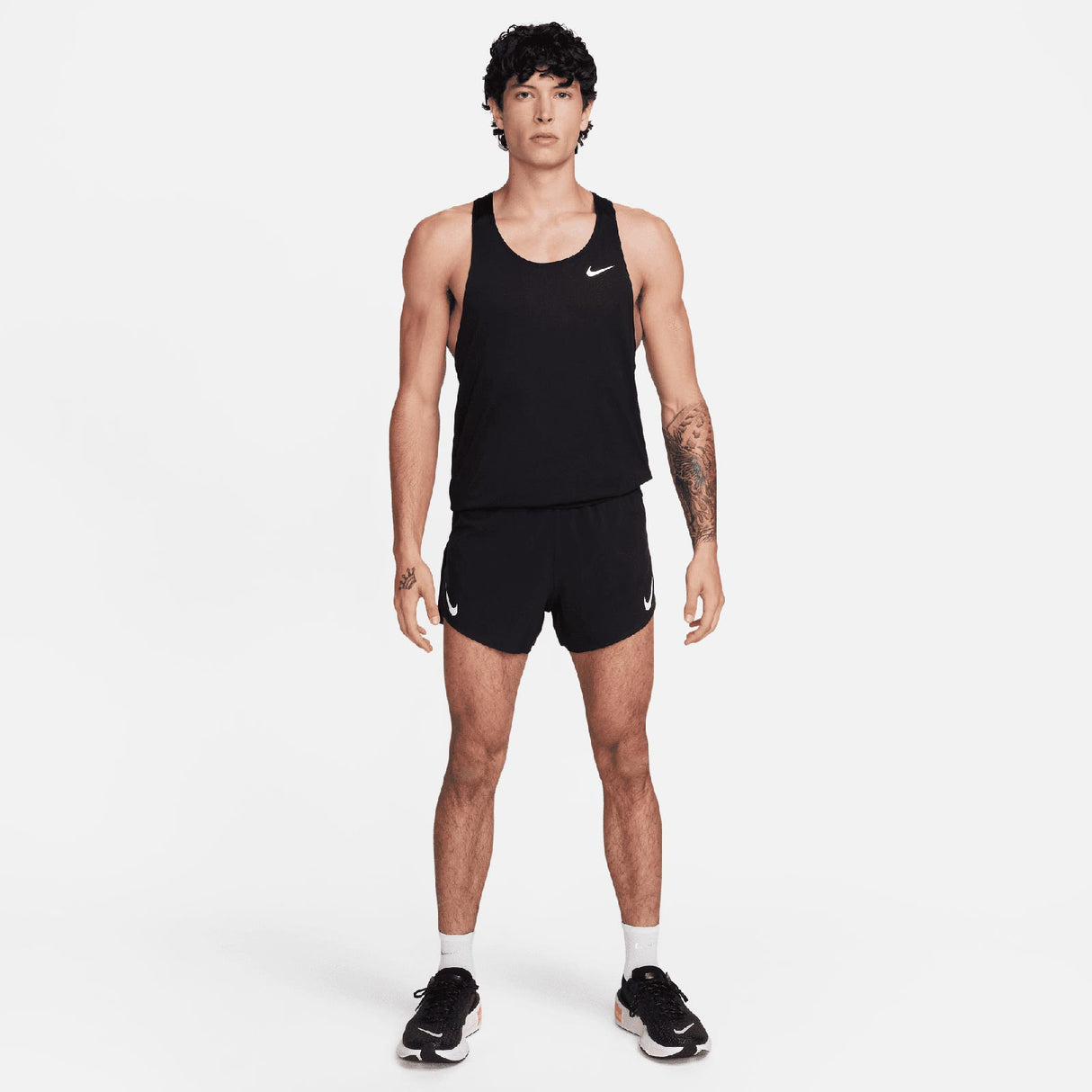 Nike Mens DFADV AROSWIFT 4INBF SHORT Blk