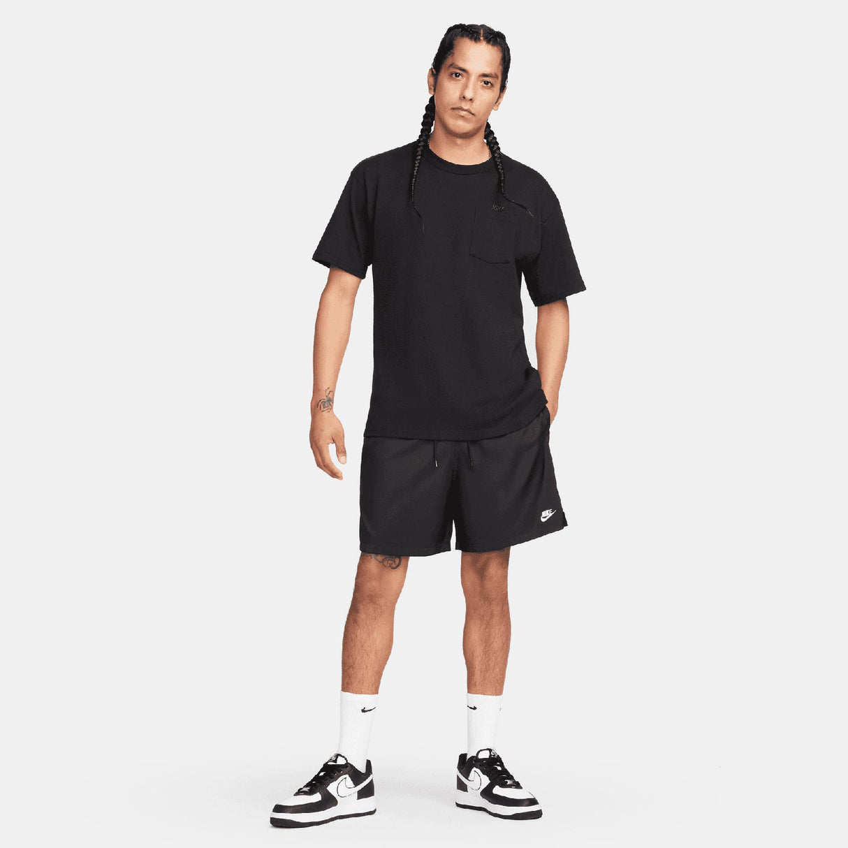Nike Mens NK CLUB FLOW SHORT Black