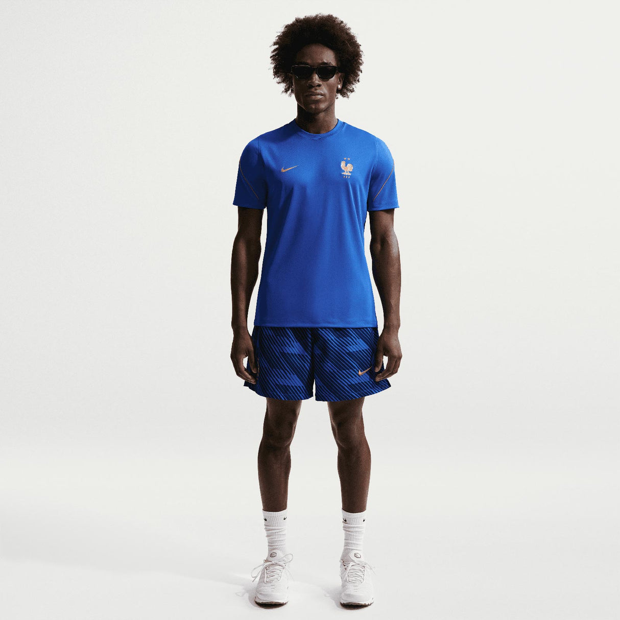 Nike France WC26 Strike Drill Tee Blue