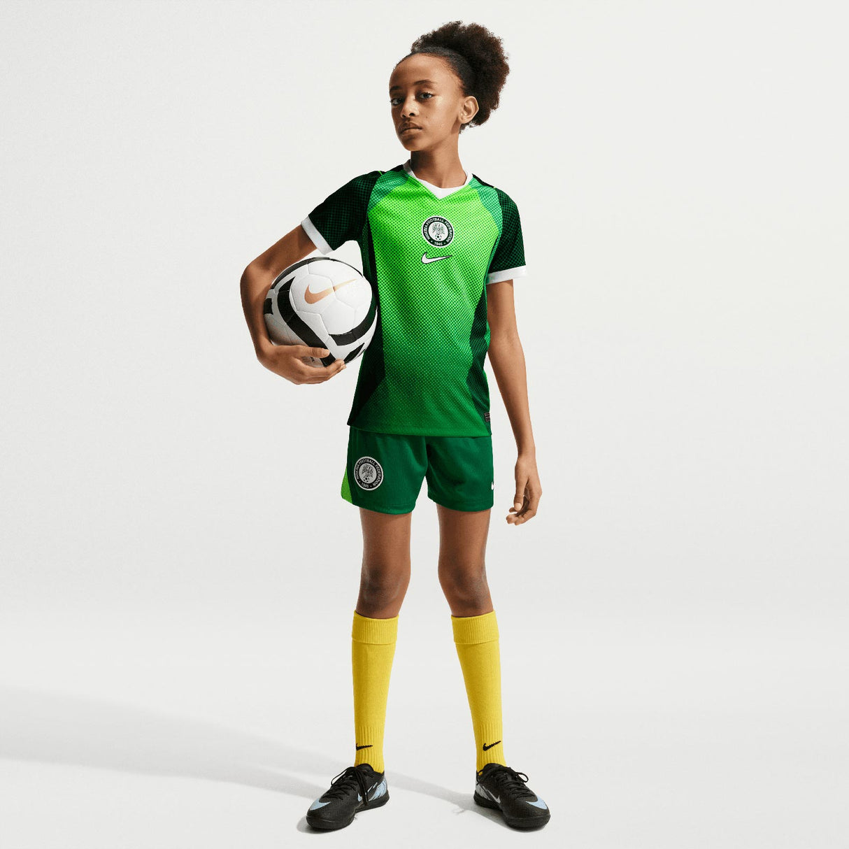 Nike Nigeria WC26 Kids Home Jersey Green