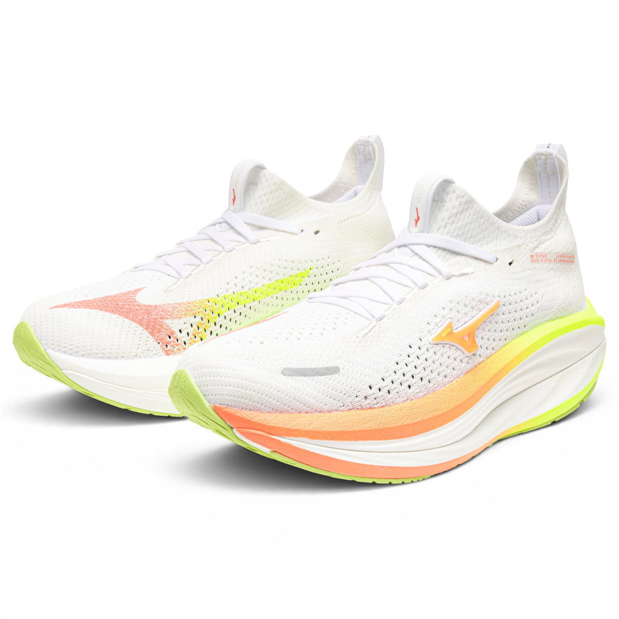 Mizuno Neo Vista 3 Womens Wht Coral Lime