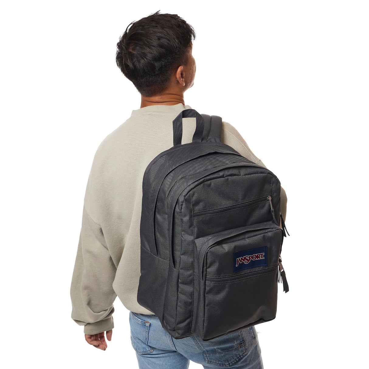 Jansport Big Student Backpack Smoke Grit