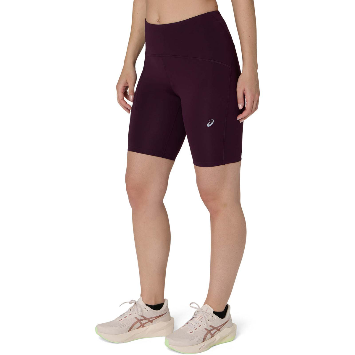 Asics Wmns Road Hiwaist 8in Short Pur