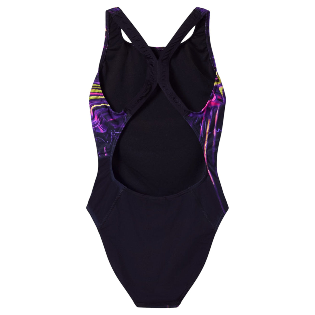 Speedo Wmns Place Print Powerback Black