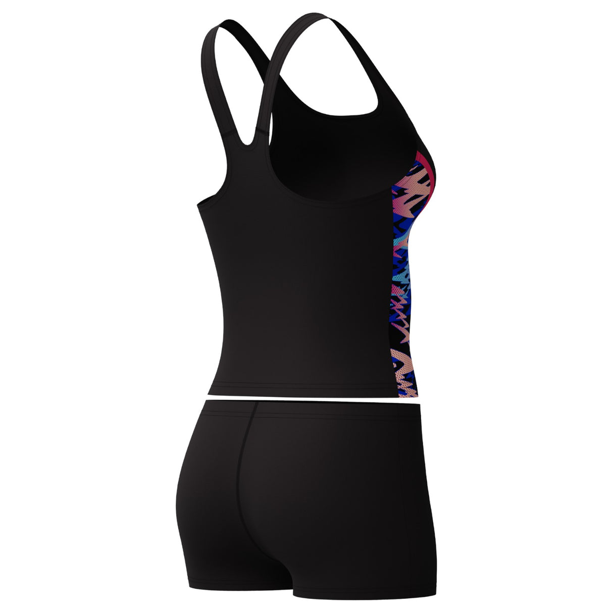 Speedo Wmns Hyperboom Splice Tankini Blk