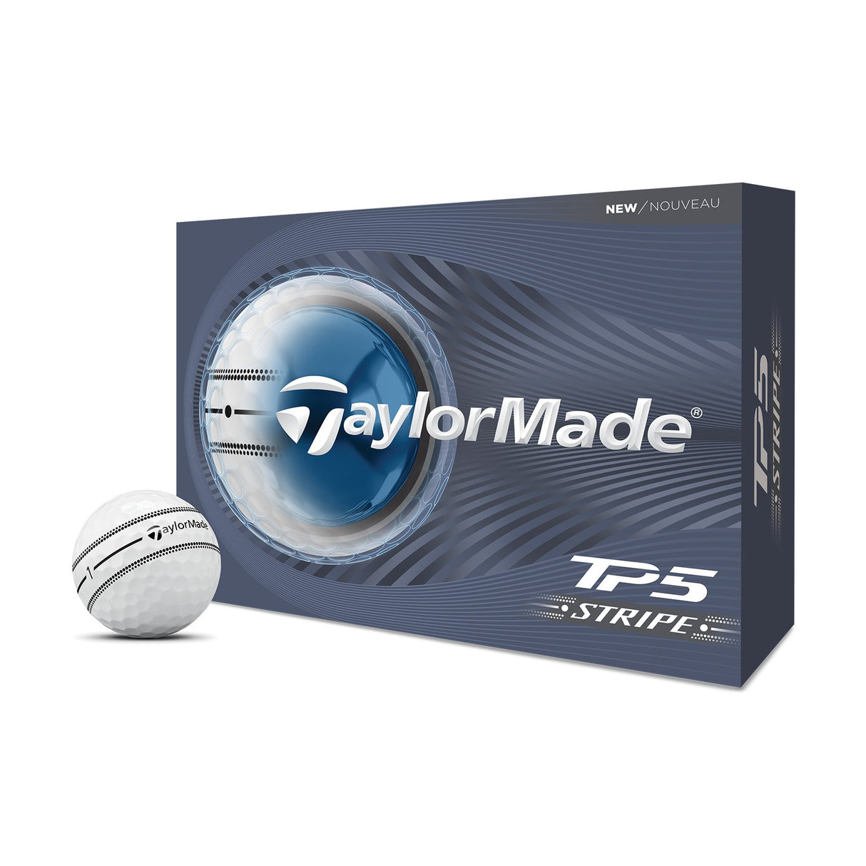 Taylormade TP5 Stripe 26 Golf Ball White