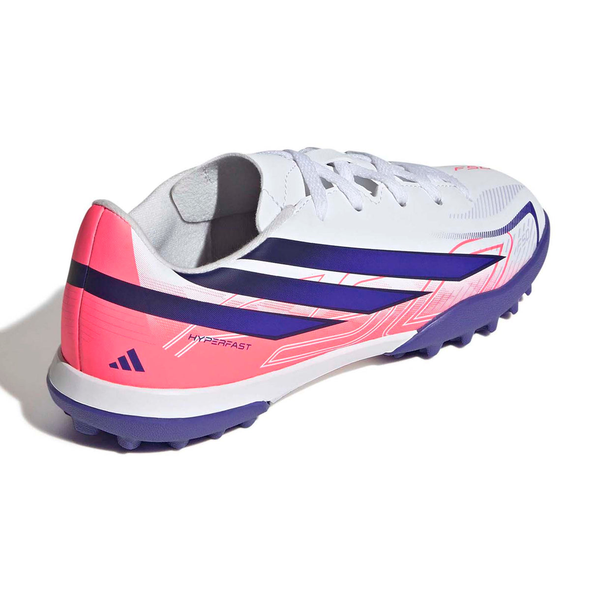 adidas Kids F50 Hyperfast Club TF White