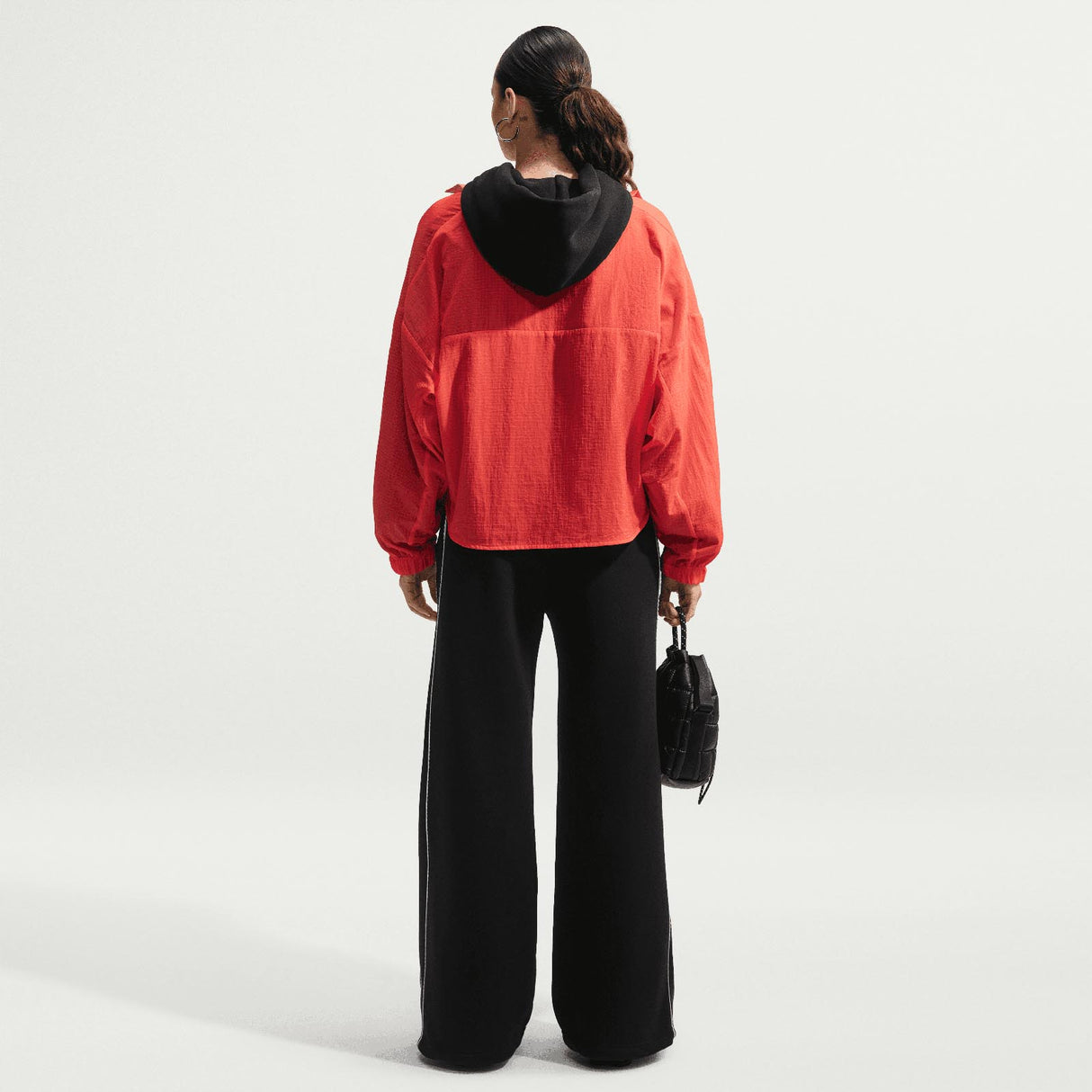 Nike W STDO FLC MW MR SCALLOP Pants Blk