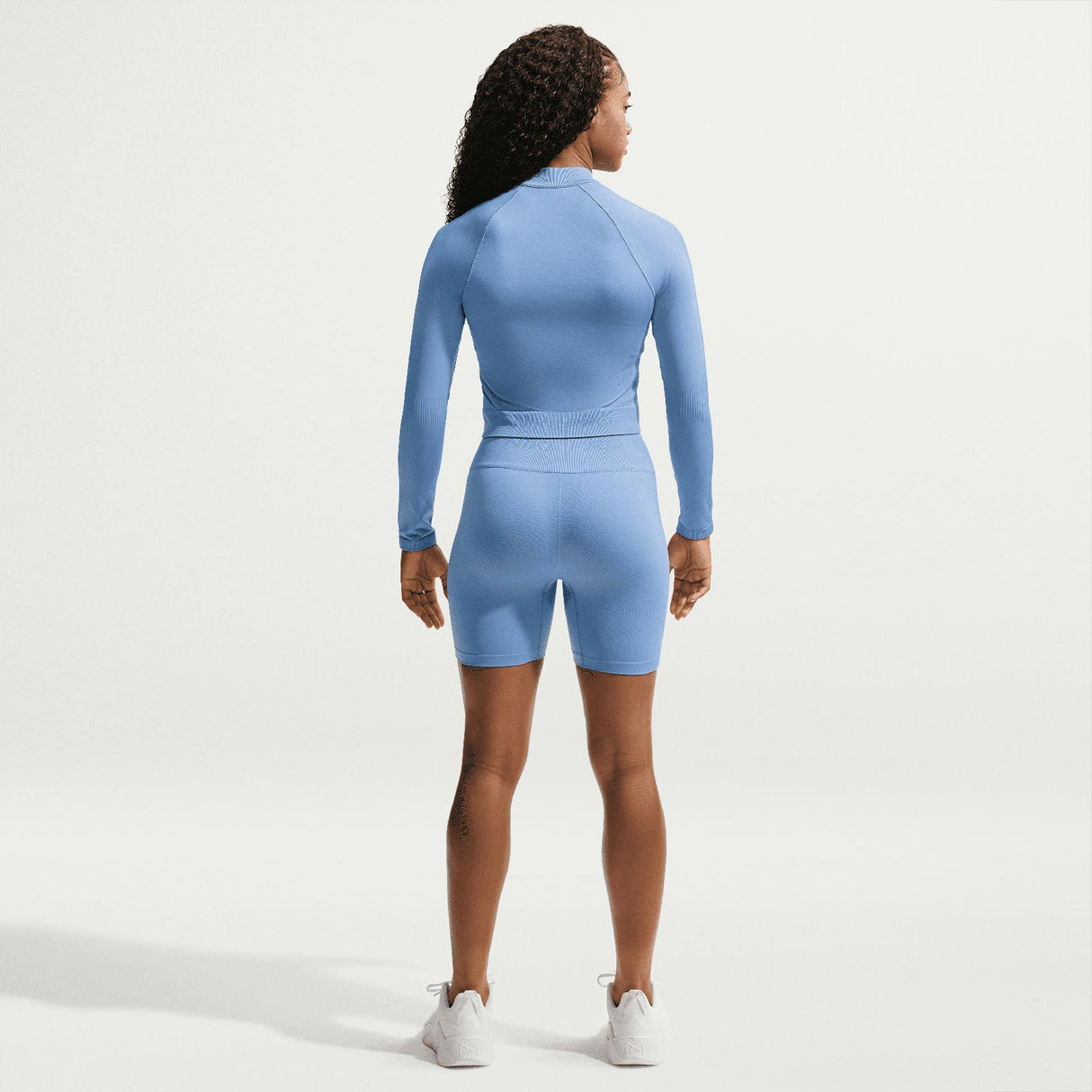 Nike W NP DF SMLS FZ Midlayer Blue