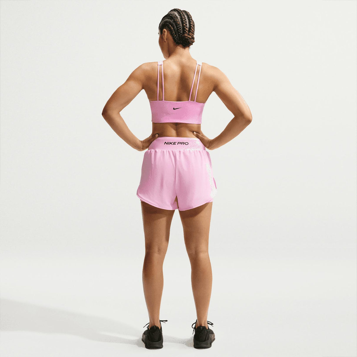 Nike W NP DF Sculpt HN PAD LL Bra M Pink