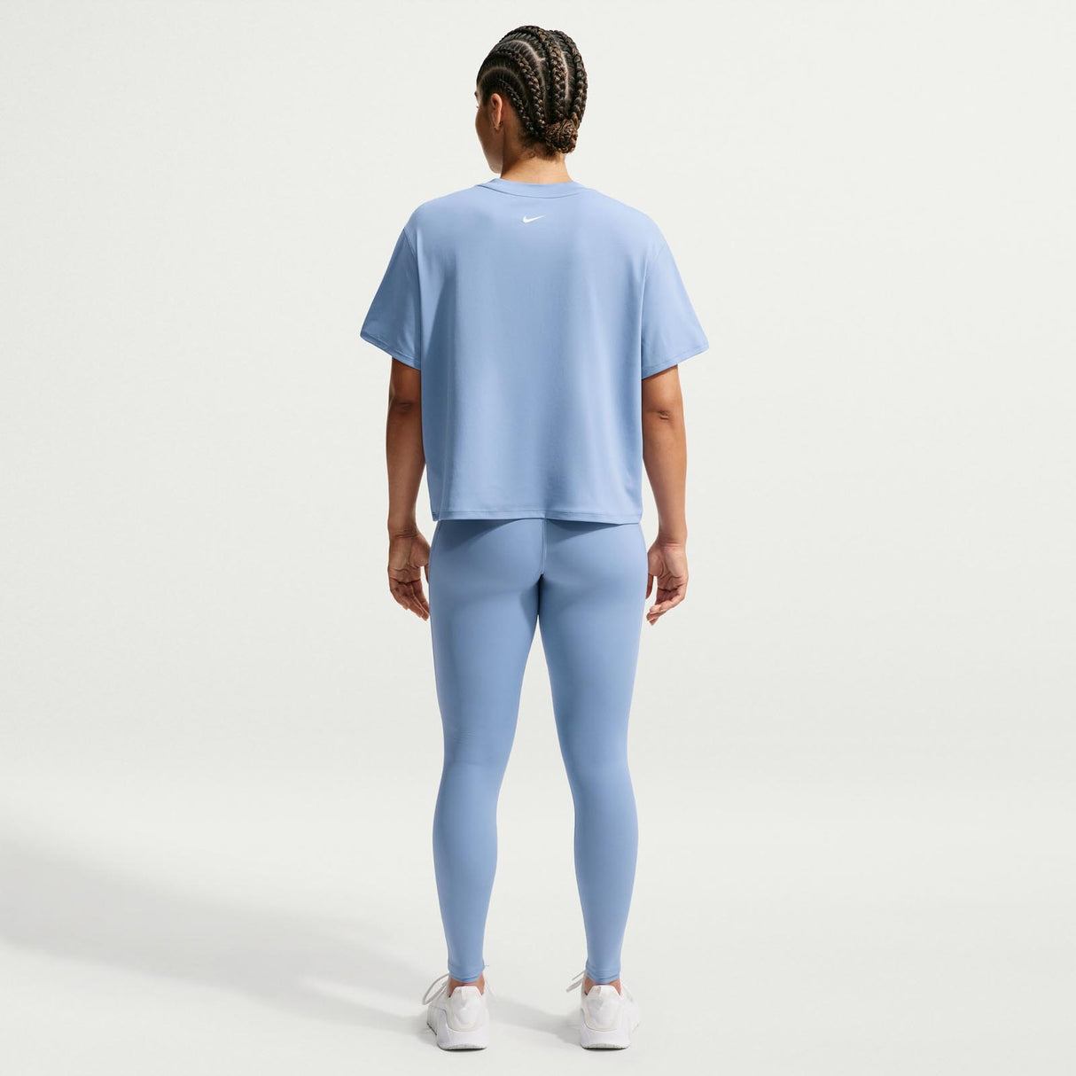 Nike W NP DF 365 SS Loose Tee Blue