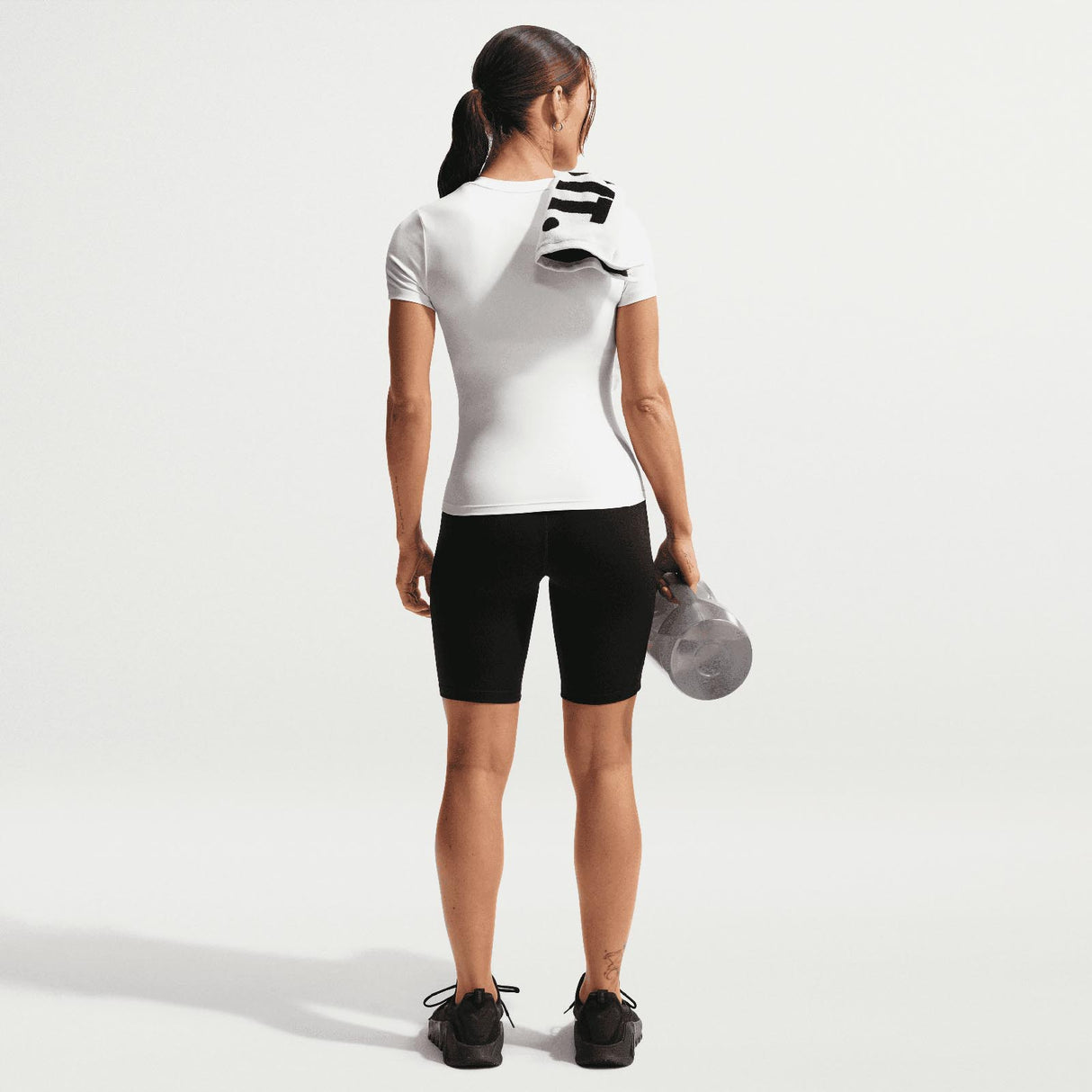 Nike W One Fitted SS Tee White